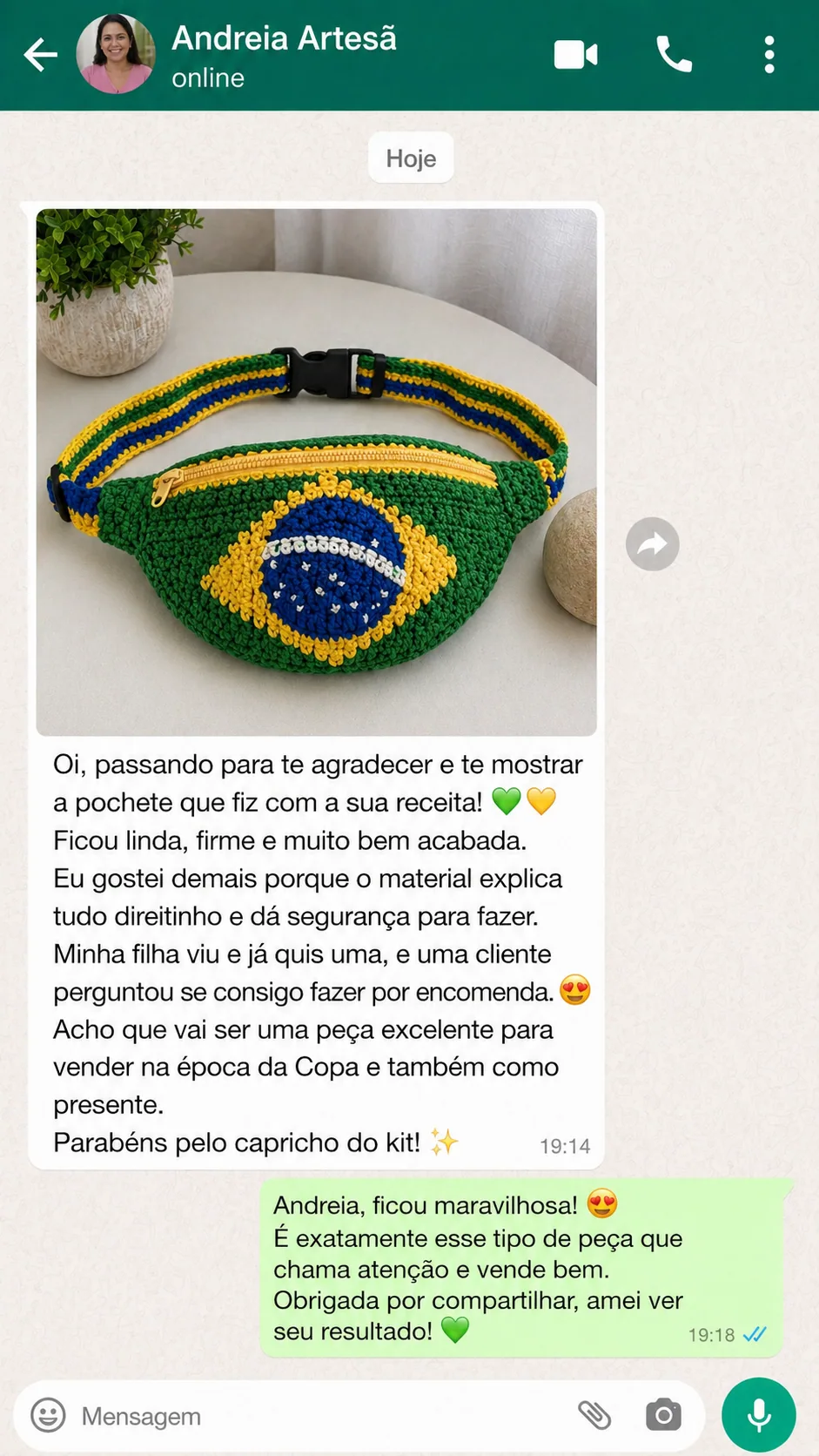 Depoimento de Andreia